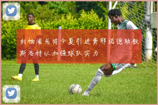 利物浦或将今夏引进费耶诺德助教斯洛特以加强球队实力